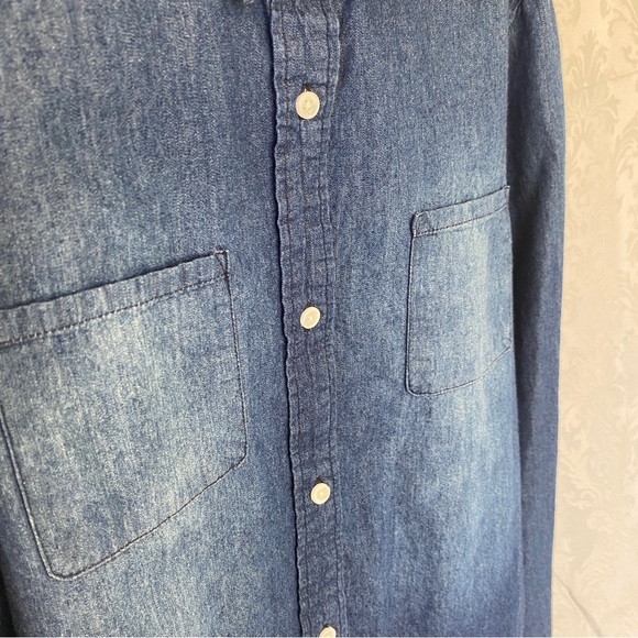 Kids Denim Button up Top - Picture 3 of 4